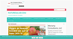 Desktop Screenshot of naturesalud.com